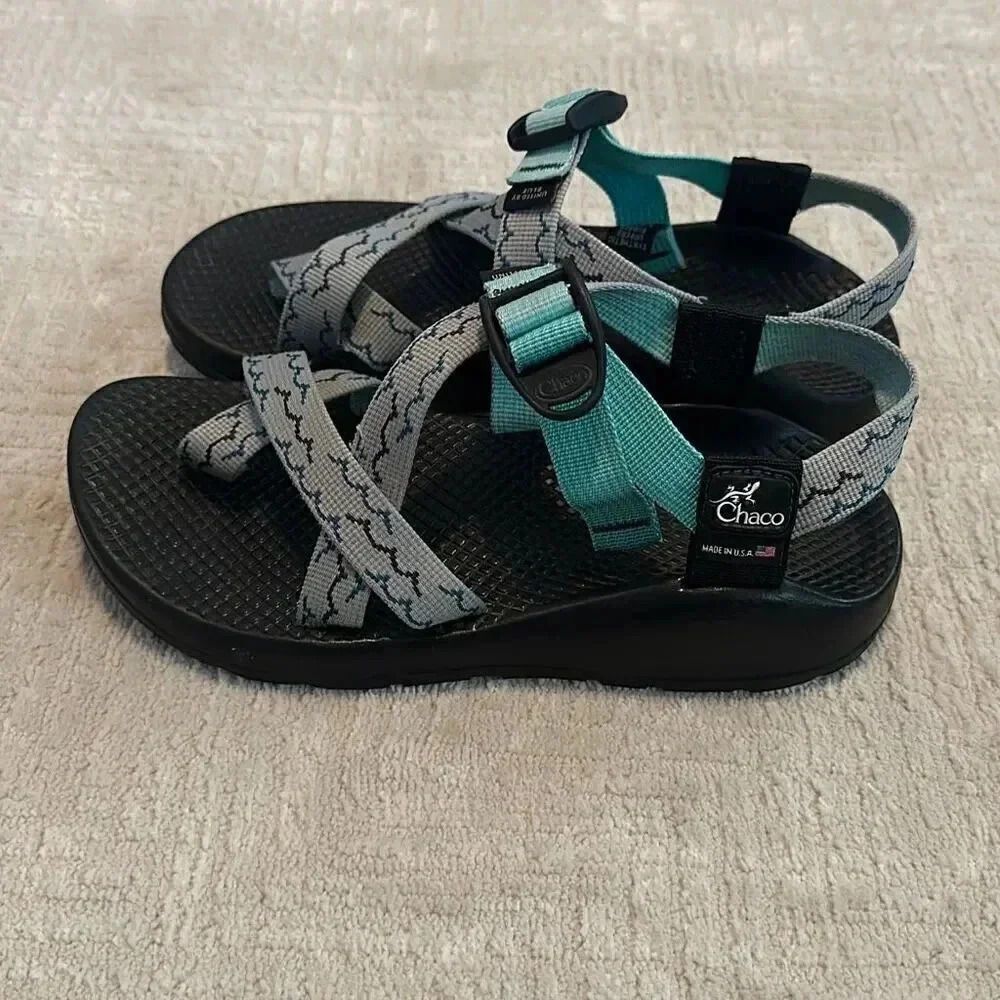 Chaco United By Blue Collab Z2 Classic Strappy Sandals Vibram Soles Women’s Sz 7 - Picture 3 of 10